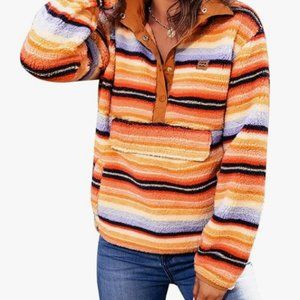 Billabong Switchback Mock Neck Fleece | Multicolor | Size Medium